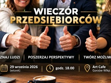 WIECZÓR PRZEDSIĘBIORCÓW W ART CAFE !